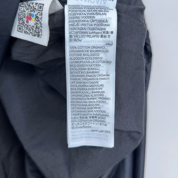 Pangaia Black Nylon Jacket Hooded Zip Up Oversized Unisex Minimalist Medium - Picture 12 of 16